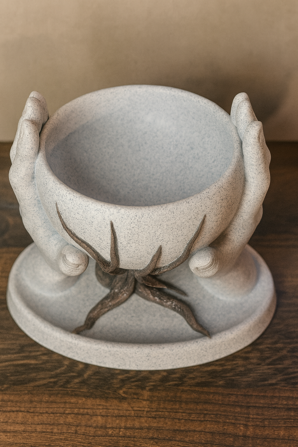 Puķu pods "Marble Oreo"