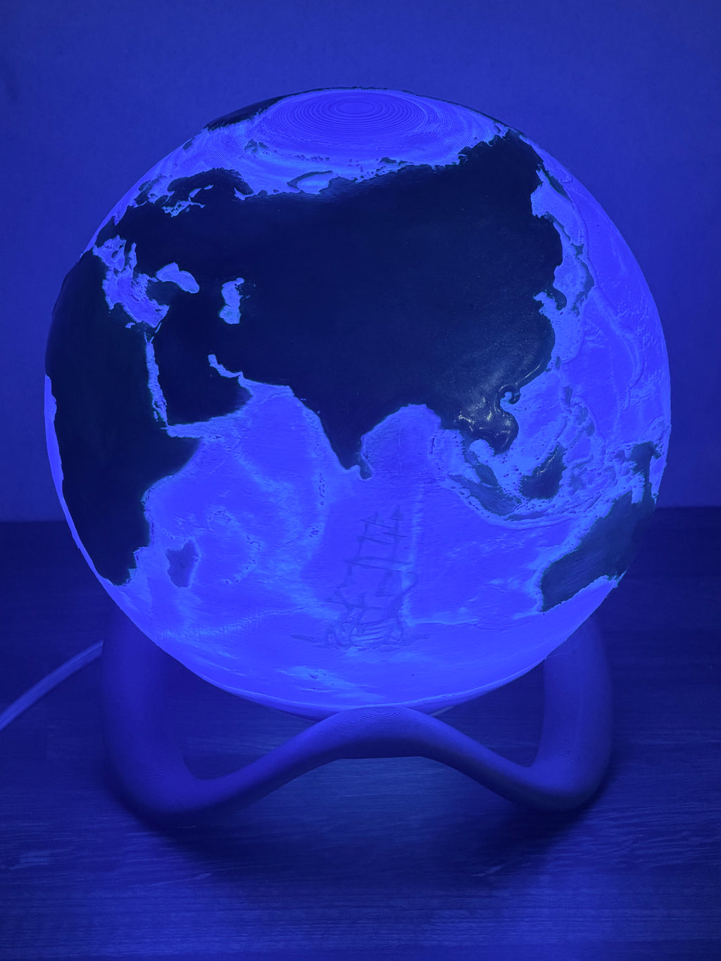 Zemes lampa "Ocean Glow"