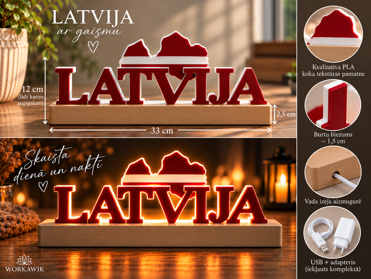 Lampa "LATVIJA"
