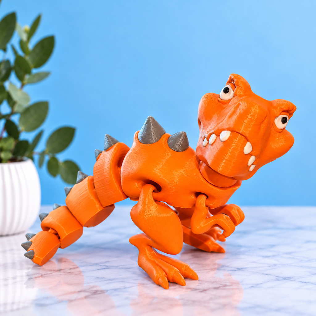 Dino rotaļlieta Kustīgais Reksis – Workawik Apdruka