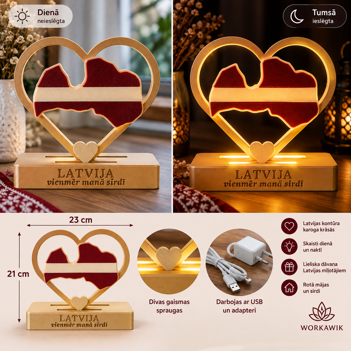 Lampa "Sirds"